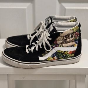 Vans Sk8-Hi "Fruit Skull" / "Beauty Skull" Mens 11.5 Womens 13 Unisex